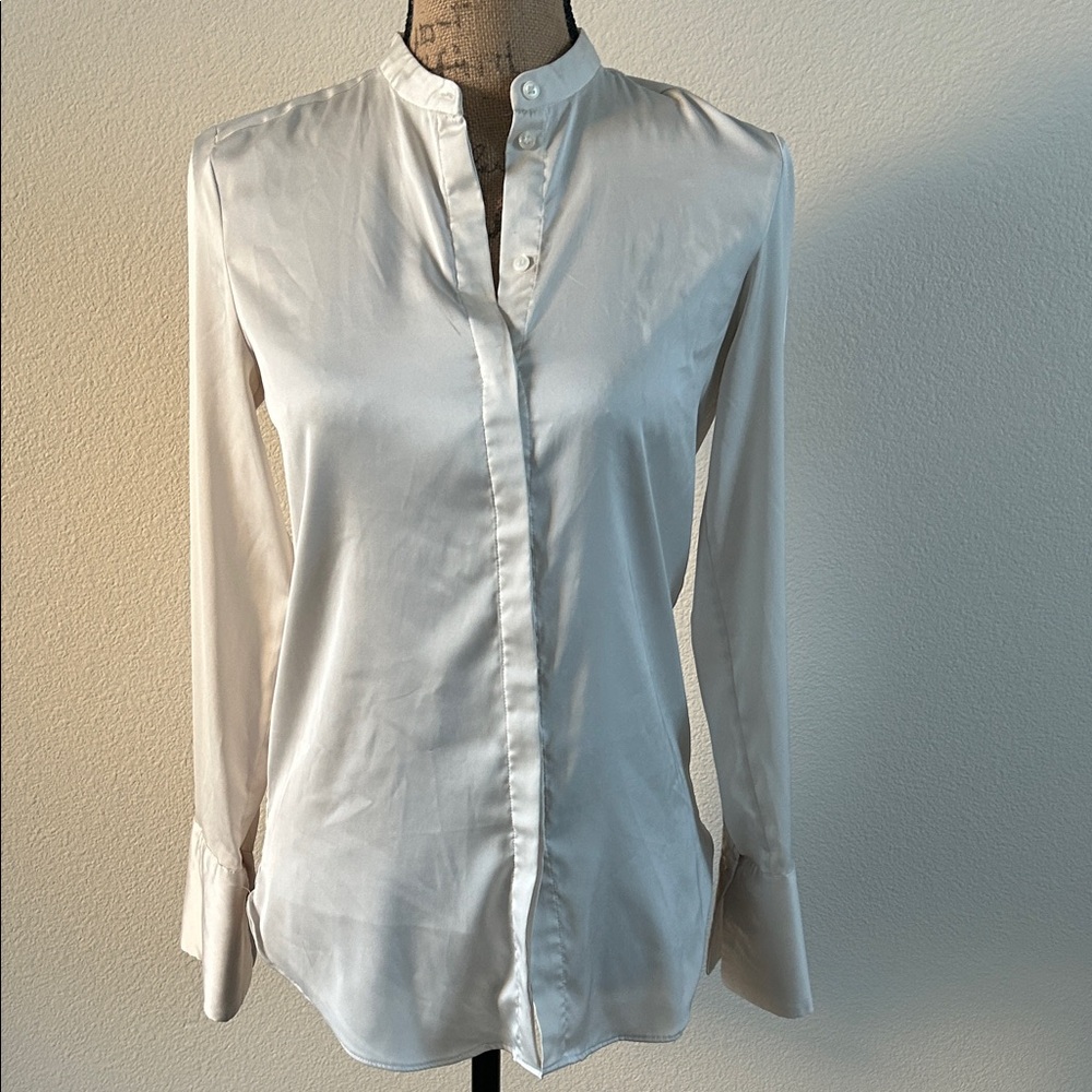 H&M Cream Button-Down Shirt